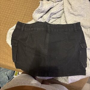 Women's Black Denim Shorts